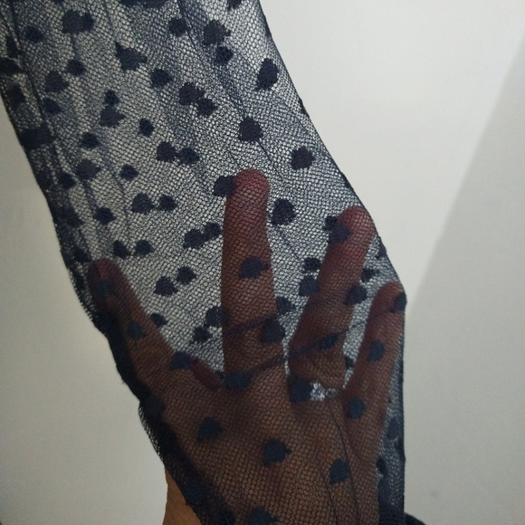 Vintage Neiman Marcus For Richilene Polka Dotted Maxi Dress - Picture 7 of 12